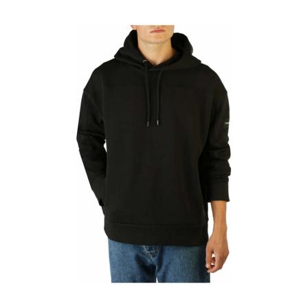 Calvin Klein, Hoodie K10K109704 Zwart, Heren, Maat:XL