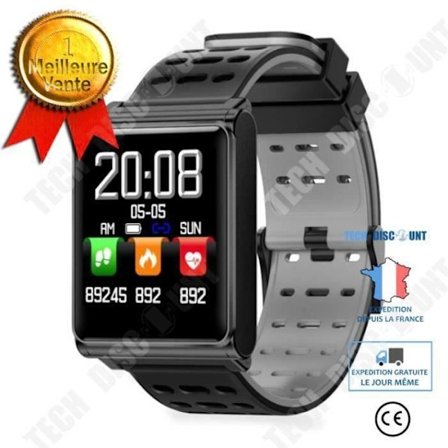 Intelligent armband - TECH DISCOUNT - TD N98 - Full skärm - IP67 - Batteritid 15 dagar