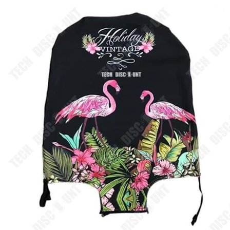 Matkalaukun suojus - TEMPSA - Kumitettu - Vesitiivis - Pehmeä - Musta