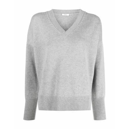 Peserico Round-neck Trui , Grijs , Dames , Maat: L