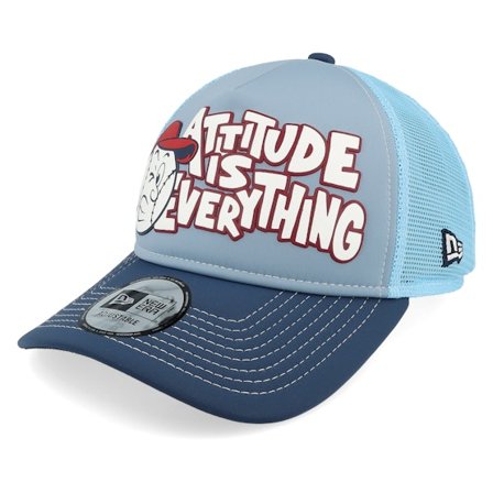 New Era - Ne Graphic A-Frame Blue/Navy Trucker Trucker Blue Cap - @ Hatstore