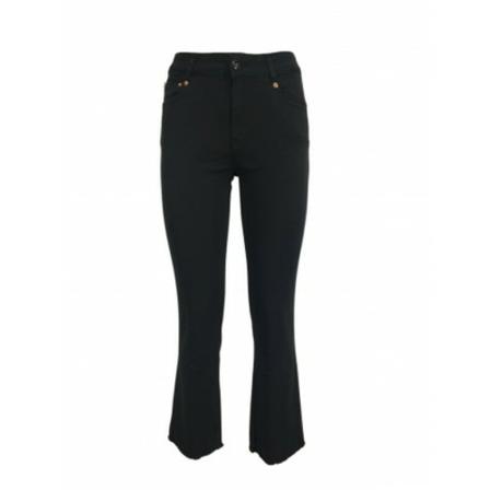 Semicouture, Flared Jeans Zwart, Dames, Maat:W28