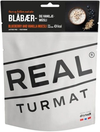 REAL Turmat Blueberry And Vanilla Muesli