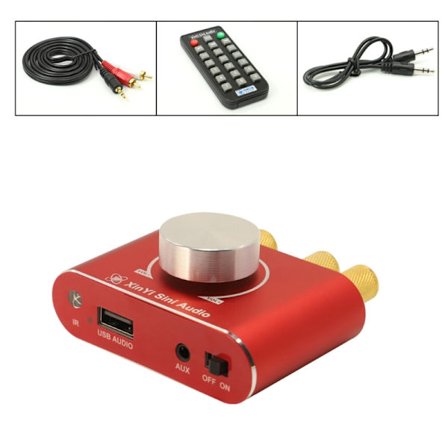 Digitaalinen Bluetooth-yhteensopiva vahvistin HiFi-äänenvahvistin stereovastaanotin Mini