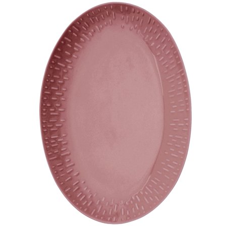 Aida Confetti ovalt uppläggningsfat 36 x 25,5 cm, bordeaux | Dukning & Servering > Serveringsskålar > Serveringsfat | Bagaren och Kocken