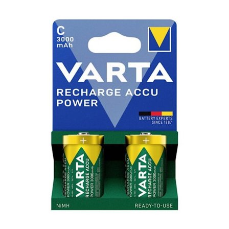 Varta VARTA Recharge Accu Power C 3000 mAh Blister 2 genopladelige LR14 alkaline 1.5 V 2 stk.