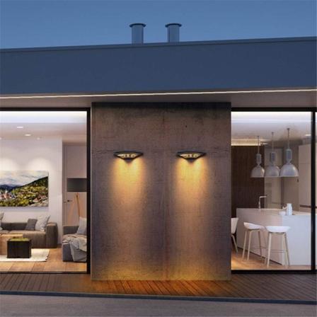 *LED-seinävalaisin Ulkolamppu Musta Antrasiitti 3000K lämmin valkoinen Lig*