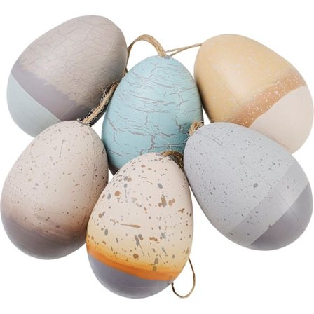 Påskägg Zen 6-pack 6 cm Cult Design