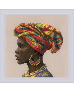 Stickpackung Bild Frau