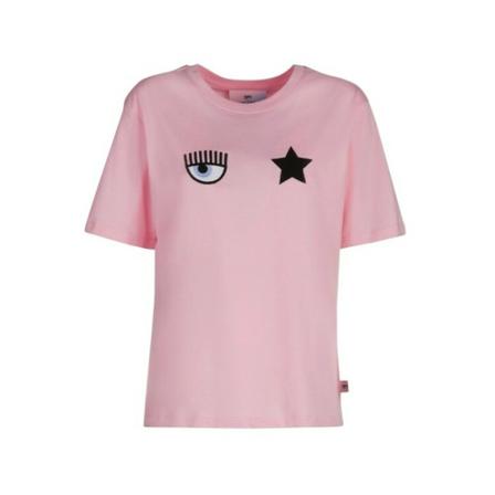 Chiara Ferragni Collection, T-shirt Różowy, Kobieta, Rozmiar: XS
