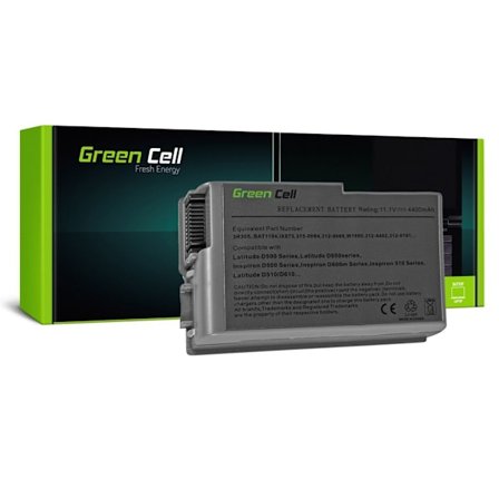 Green Cell C1295 Battery for Dell Latitude D500 D510 D520 D600 D610