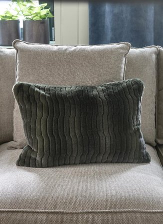 Riviera Maison Putetrekk Fuskepels Grønn 45x65cm