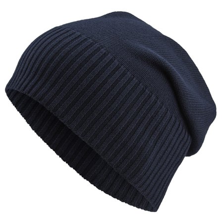 Ciemnogranatowa wiosenna czapka beanie Konrad Kite dla mężczyzn - Czapki typu beanie