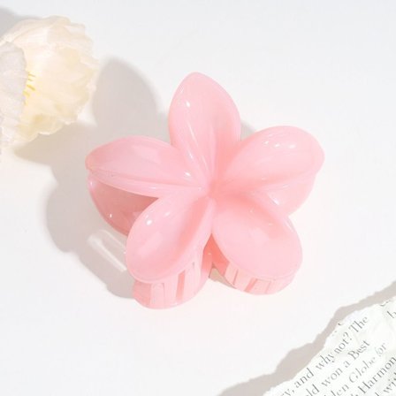 3 STK Blomst Hårklo Blomstformklipp ROSA