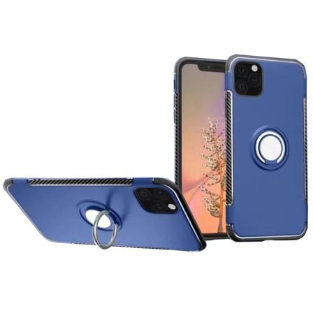 iPhone 11 Pro Max - Effektivt deksel med ringholder FLOVEME Blå