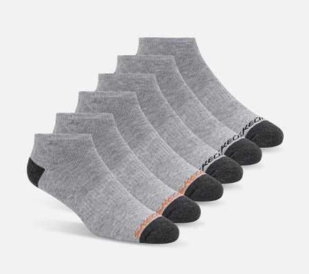 Skechers, 6 Pack Walking Low Cut Socks, Miehet