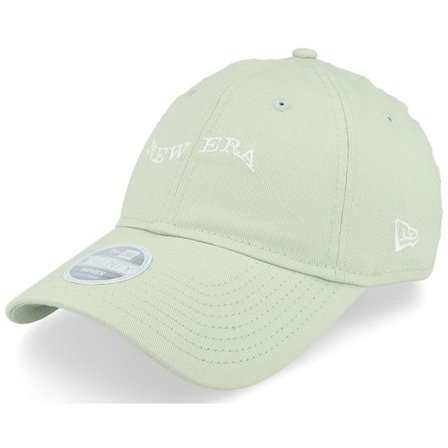 New Era - Grön unconstructed Keps - Womens NE Wave Logo 9TWENTY Green Dad Cap @ Hatstore