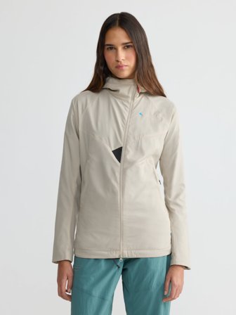Klättermusen Drifa Hood Jacket Women's - Fossil Tan - XL