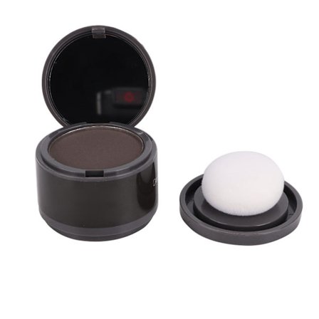 Hårlinjepuder Hårlinjeskugga Täcka Över Puder Fyll i Tunnare Hår Skönhet Mörkbrun