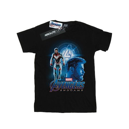 Marvel Mens Avengers Endgame Thor Team Suit T-Shirt S Svart