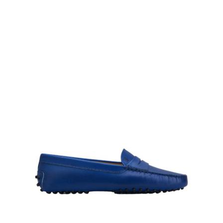 Tod's Leather moccasin , Blauw , Dames , Maat: 37 EU Instappers