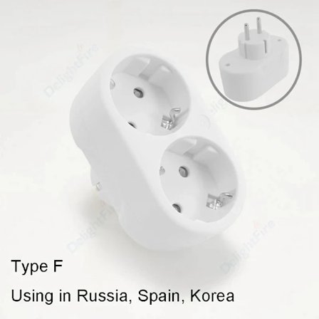 EU-kontakt Multipel Strömadapter Uttag Europeisk Standard 1 Till 1/2/3 Vägs Multi-Kontakt Euro Konverter Adapter Elektriska Uttag