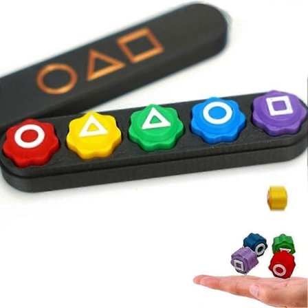 Squid Game, Gonggi Koreanskt Spel, Koreanskt Gonggi Spel Med Förvaringslåda, Squid Games, Traditionellt Koreanskt Spel Squid Game 2 Gonggi & Fodral 