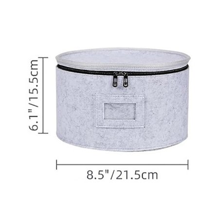 Filtholder i filt - Bærbart bestikholder til opbevaring af service