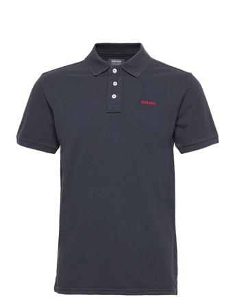 Outwashed Logo Pique Polos Short-sleeved Sininen Sebago