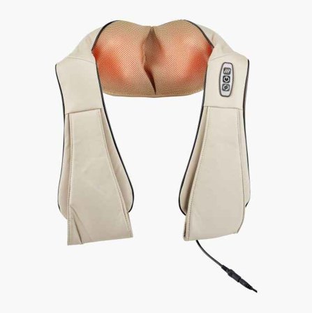 Shiatsu massagekudde för nacke och axlar