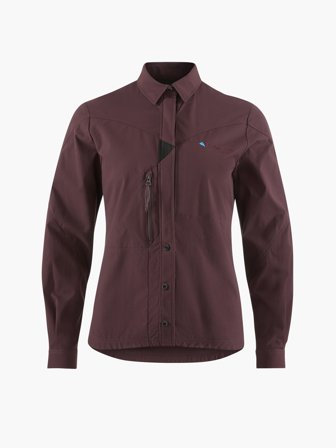 Klättermusen Garm LS Skjorte Dame - Amaranth Red - M