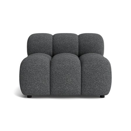 Puffy 1 personers modul - Puente Grå/blå - 95x95x64 - Sofa