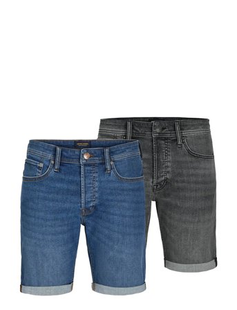 Jjirick Jjorg Shorts Sq 349/223 2Pk Mp Bottoms Shorts Denim Multi/patterned Jack & J S