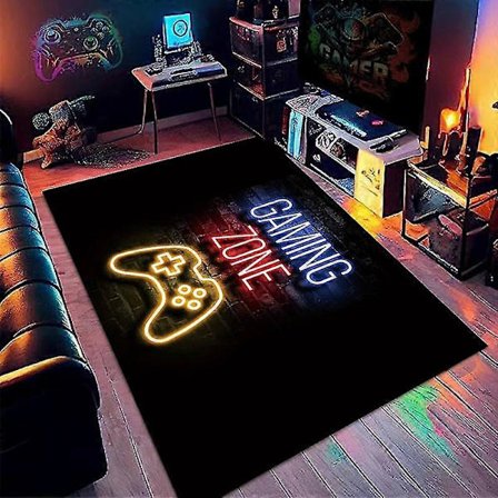 [LLC] Gaming Måtte, Stor Skridsikker Spillemåtte til Soveværelse style2