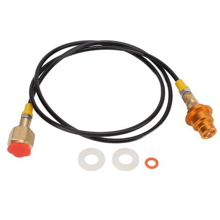 CO2 Tank Adapter Slange 60 Tommer Messing ABS Sodamaskine Hurtigforbindelsesadapter Slange med Hurtig Afbrydelse