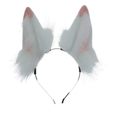 Kettu Kissa Pitkä Karva Korvat Hiukset Päähine Susi Eläin Anime Halloween