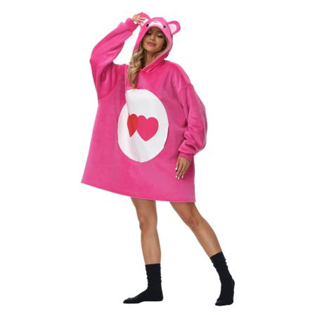 Vinter Regnbåge Vuxna Huvfilt Oversize Hoody För Present