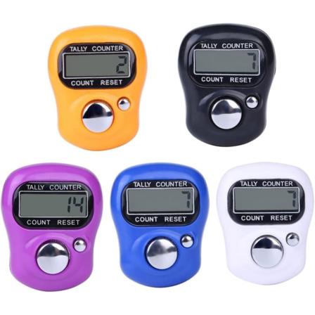 5 kpl Mini LCD Digitaalinen Sormilaskuri Elektroninen Käsi