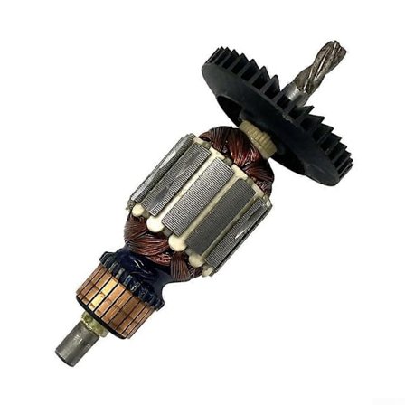 Anker Rotor Udskiftning 126x54mm Metal Brun DIY Elværktøjsdel Til 10mm Håndboremaskine Motor (FMY)