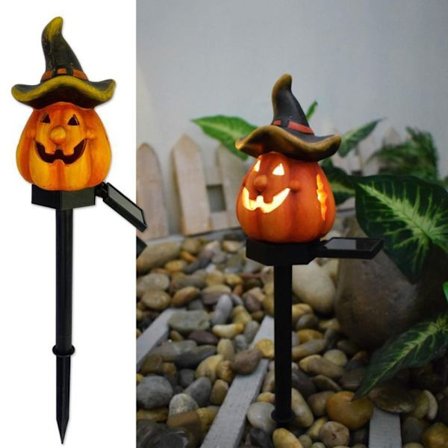 Skull Head Crow Pumpkin Solar Lamps LED Solar Light 2 2