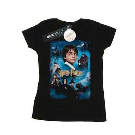 Harry Potter Dam/Kvinnars De Vises Sten Bomull T-shirt L
