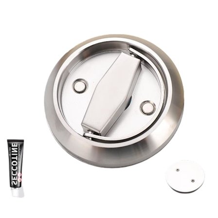 Dörrlås / möbellås i rostfritt stål