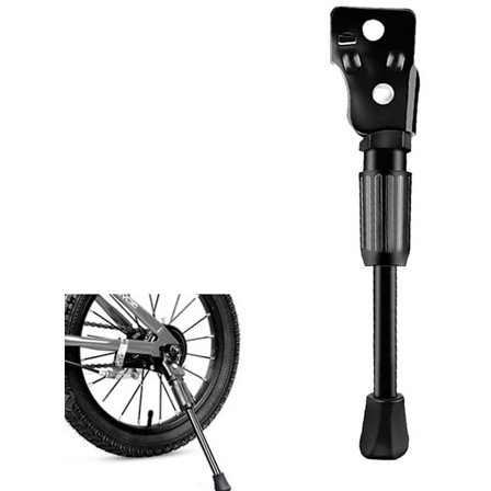 ING Cykelstativ 18 Tommer Robust Aluminium Cykelstativ 's Cykler Cykelben med Ekstra Stabil Fod Cykel Sidestativ Mountainbike Stativ Nemt at