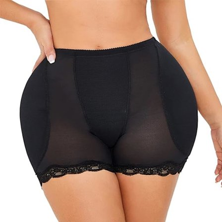 Hofte- og baldeformet shapewear-trusser S Shapewear-trusser med puder til kvinder