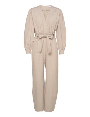 Arnal Jumpsuit Beige Mango