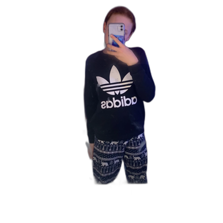 Svart adidas tröja