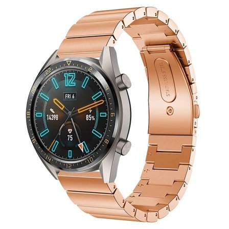 Huawei Watch GT klockarmband i stålmetall - Roséguld