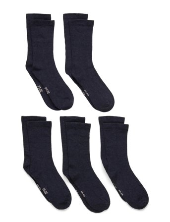 Minymo | Wool Socks 5-Pack Solid | 15 8