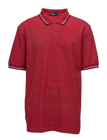Twin Tipped Fp Shirt Polos Short-sleeved Fred Perry
