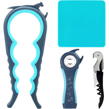 Oplukker til gigt - Skridsikkert gummigreb, let at bruge for seniorer og multifunktionel